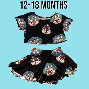 12-18 Months EUC Dinosaur Chip and Dale Set